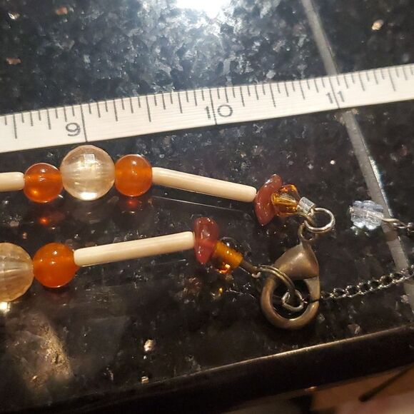 Beaded Necklace and Earrings, Perfect for Fall or Summer/ Resort Wear! NWOT! - Picture 6 of 8